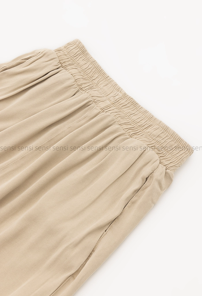 شلوار بگ سیلک کمر کش کد1005398